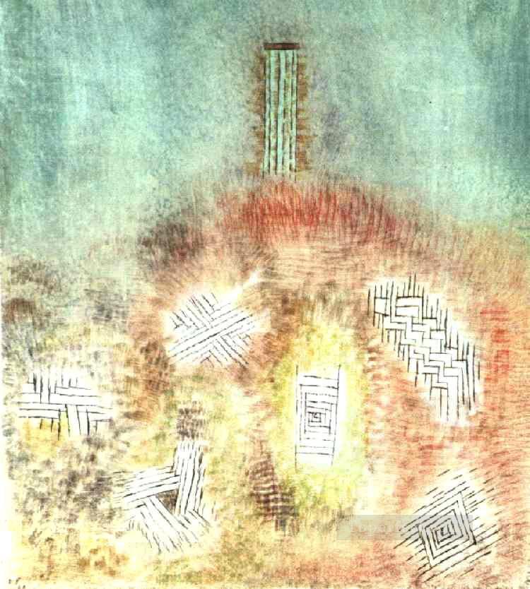 The column Paul Klee Oil Paintings